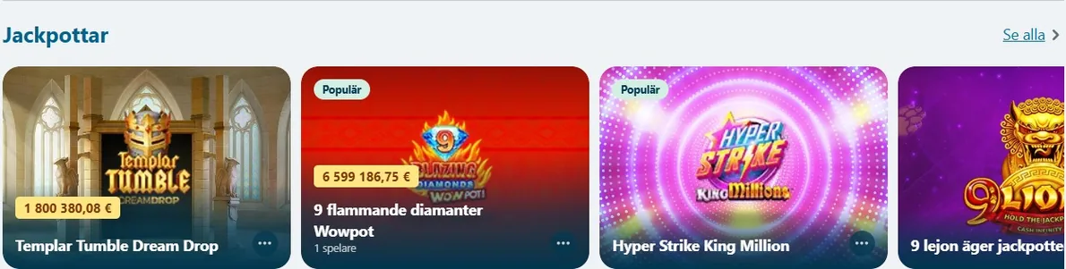 Spela tryggt hos Vera John casino online – gå till den officiella sajten och börja vinna redan idag