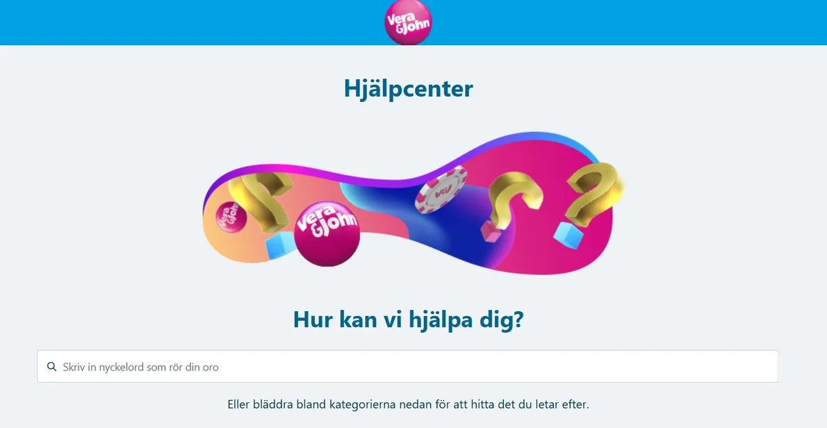 Spela tryggt hos Vera John casino online – gå till den officiella sajten och börja vinna redan idag