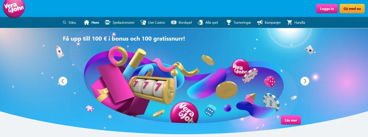 Installation av det officiella mobilalternativet från Vera&John casino app för Android och iOS